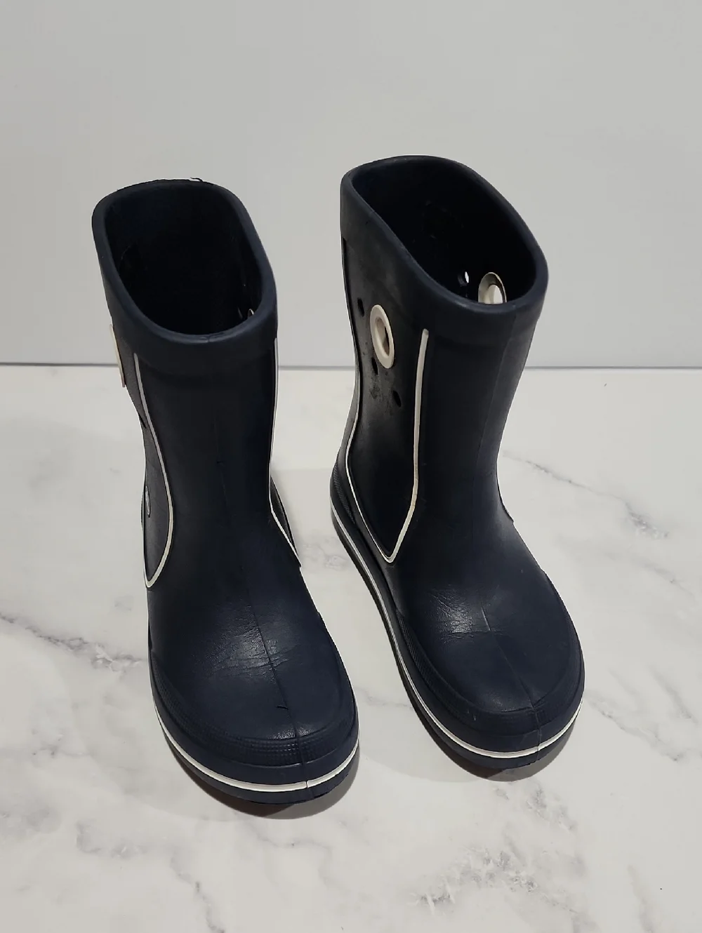 Crocs  Dark  Blue Rain Boots